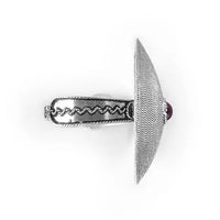 Anello Corbula con Granato